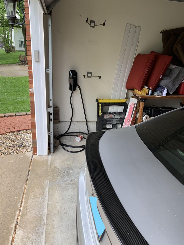 Tesla charging station install